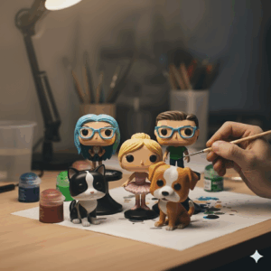 funko pop personalizado completo 5 unidades (40% off)